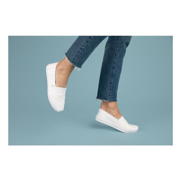 Womens Toms Alpargata Espadrilles - White