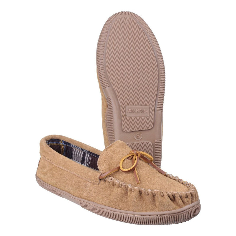Mens Cotswold Alberta Slippers - Beige