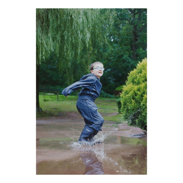 Kids Cotswold Hilly Neoprene Wellingtons - Blue
