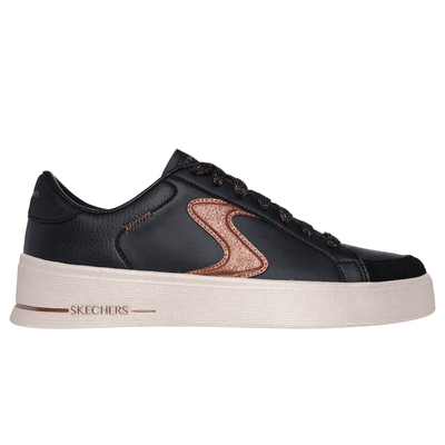 Womens Skechers Hiland Quite Chic Trainers - Black