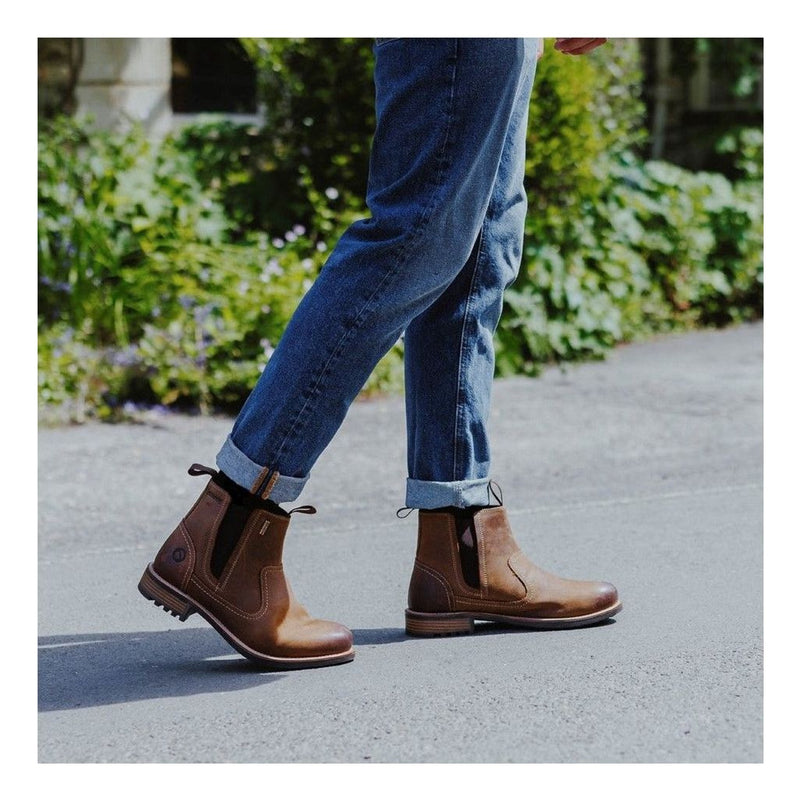 Mens Cotswold Worcester Waterproof Chelsea Boots - Light Brown
