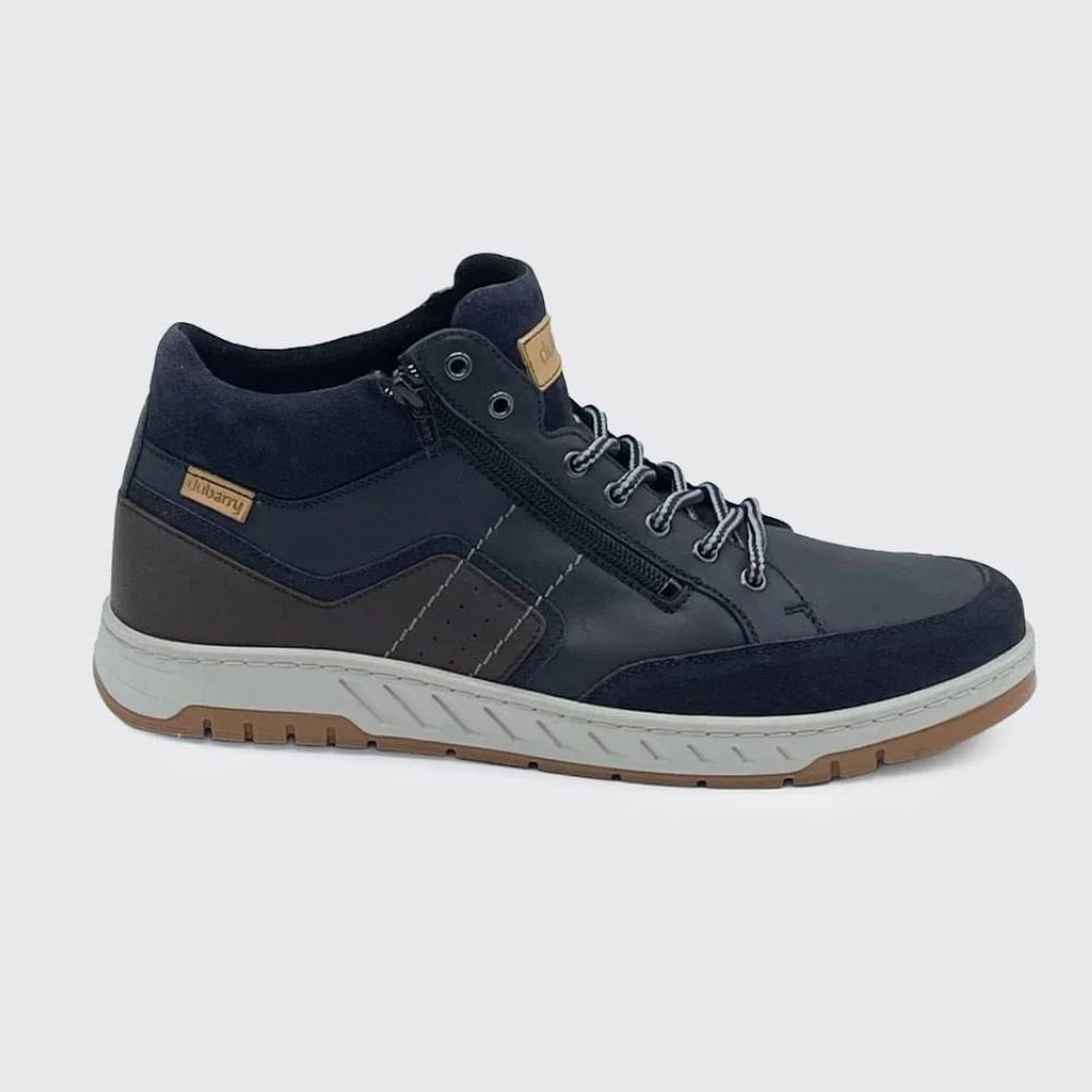 Dubarry Mens Soot Navy Side Zip Shoe Boots