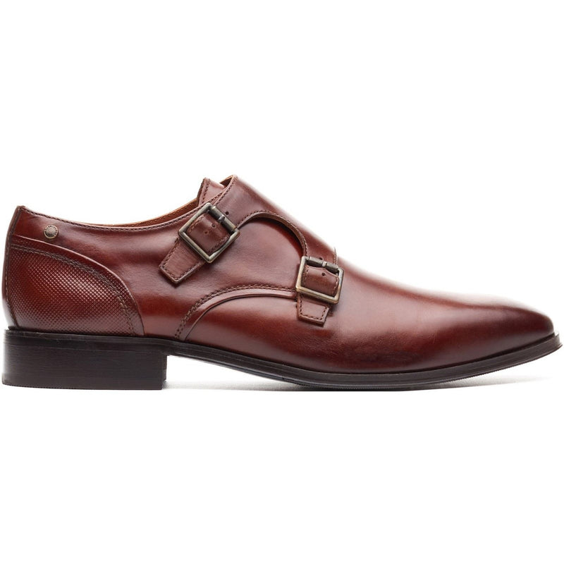 Mens Base London Cleric Dress Shoes - Burnt Tan