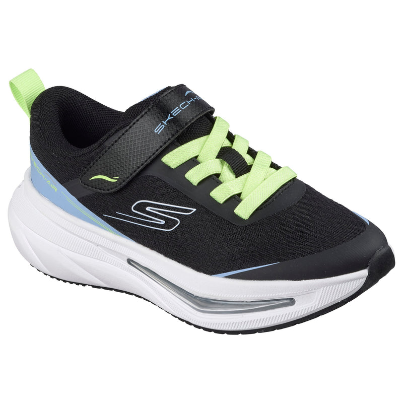 Girls Skechers 303880L Black & Highlight Yellow Laces Skech-Air 5.0 Trainer - Junior - Black