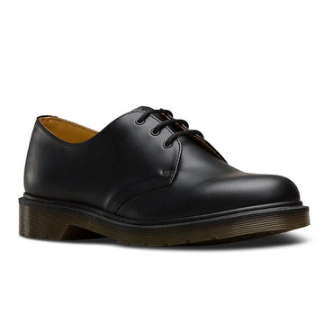 Girls Dr Martens 1461 Black Lace Up Shoes - Black