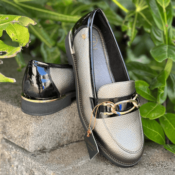 Womens Zanni & Co Phanthet Loafers - Bullet Mix