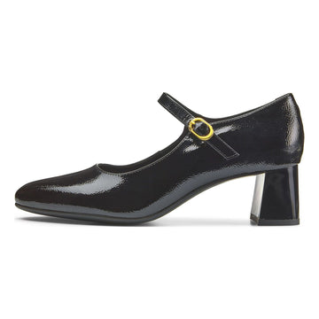 Womens Ara 52406 Audrey Block Heels - Black