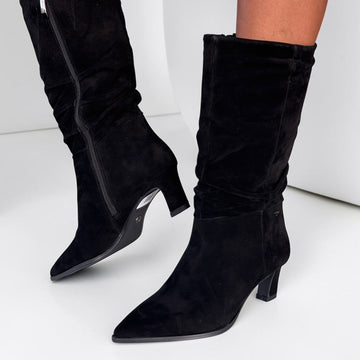 Womens Tamaris 25308 Long Boots - Black