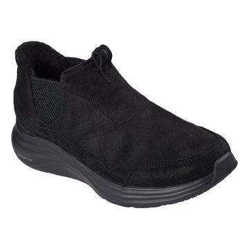 Womens Skechers 168173 Cozy Fit Dash Contour Foam Slip-Ins Ankle Boots - Black