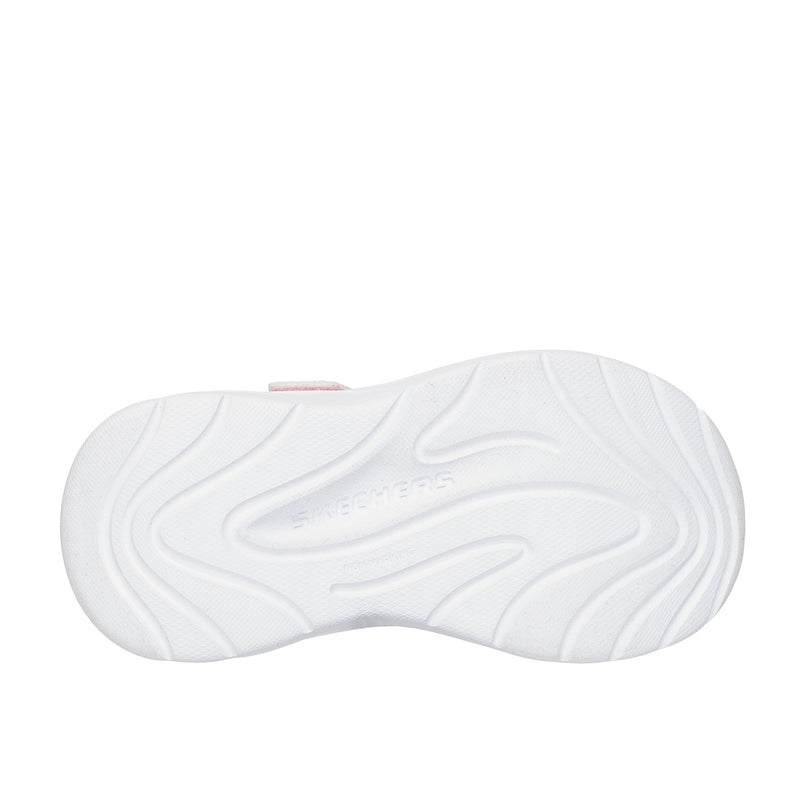 Girls Skechers 303557N Sparkle Wave 92 Trainer - Infant - Light Pink