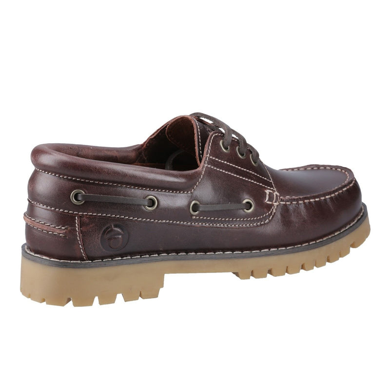 Mens Cotswold Inglecote Casual Lace-up Shoes - Brown Leather