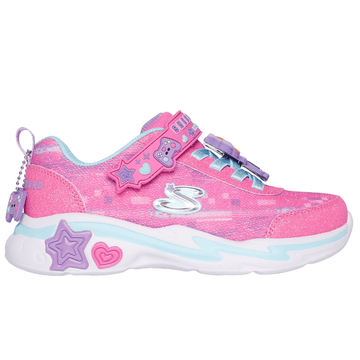 Skechers Girls Snuggle Sneaks- Skech Squad - Pink Multi