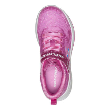 Little Kids Girls Skechers 303557L Wave 92 Trainers - Hot Pink