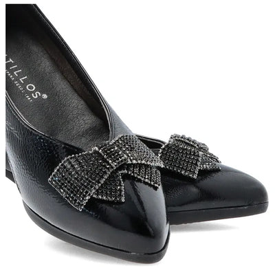 Womens Pitillos 11686 Negro Court Shoes - Negro