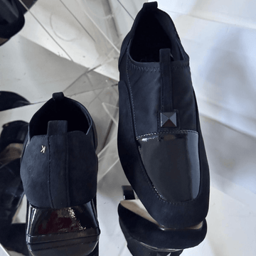 Womens Kate Appleby Hawset Stretch Irregular Heel Shoes - Schwarz