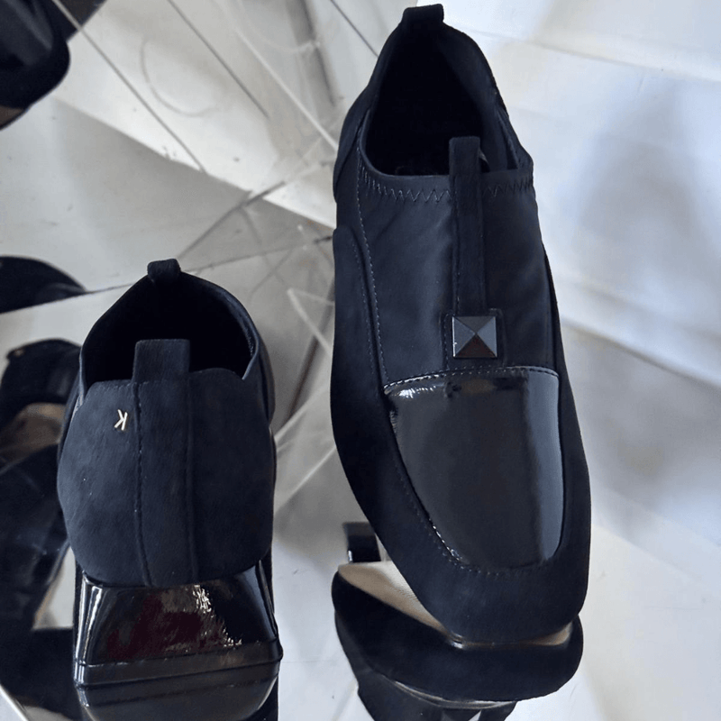 Womens Kate Appleby Hawset Stretch Irregular Heel Shoes - Schwarz