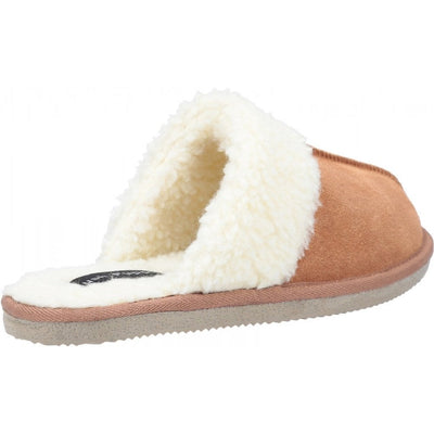 Womens Hush Puppies Ladies Arianna Mule Slippers - Tan