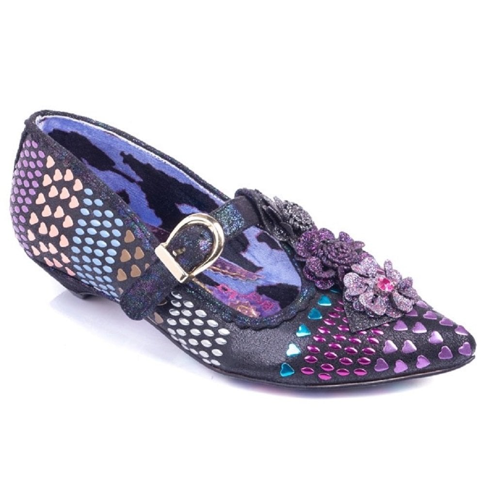 Womens Irregular Choice Love Scale - Black