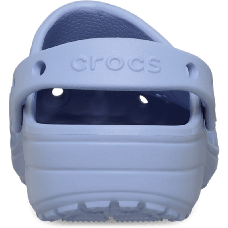 Womens Crocs Classic Floral Cut Out Clogs - Blue Haze