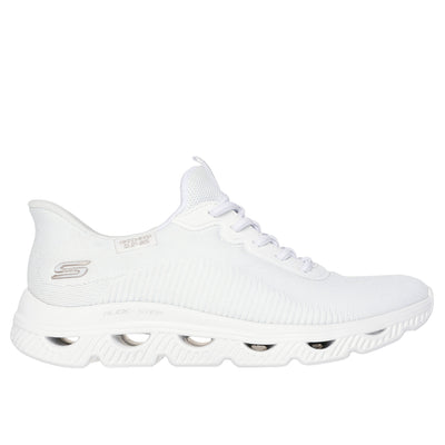 Womens Skechers 117629 Bobs Arc Waves Trainers - White
