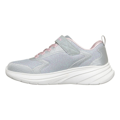 Little Kids Girls Skechers 303557L Wave 92 Trainers - Light Grey