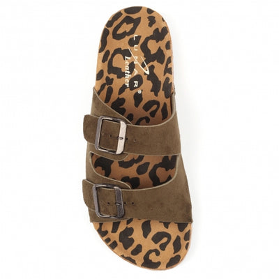 Womens Lunar JLC005 Pecan Sandals - Sage