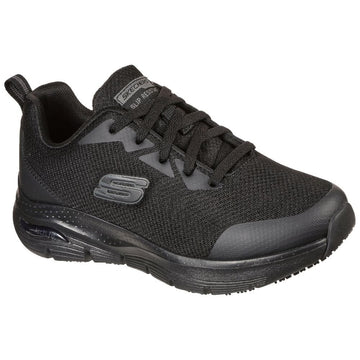 Womens Skechers Work: Arch Fit Trainers - Black