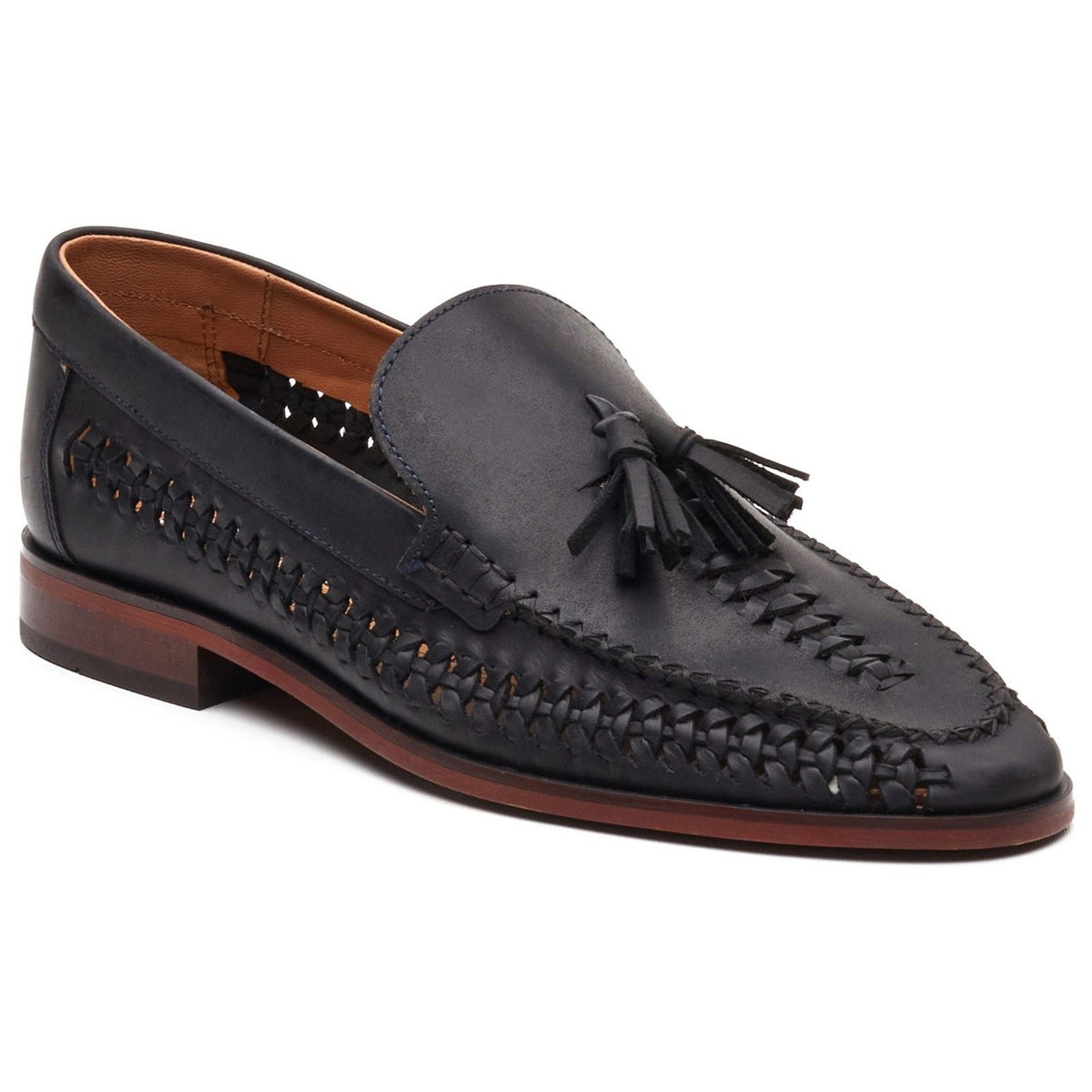 Mens Base London Bracken Navy Loafers