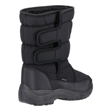 Unisex Cotswold Welland Black Snow Boots - Black