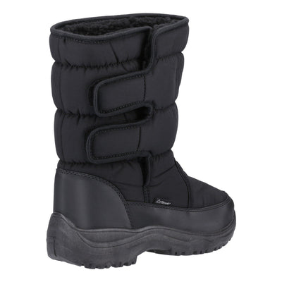 Unisex Cotswold Welland Black Snow Boots - Black