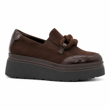 Womens Zanni & Co Jianxi Wedged Loafers - Topaz Mix