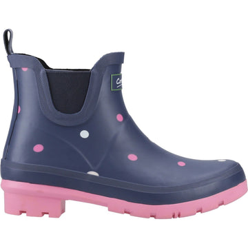 Womens Cotswold Clarence Ankle Spot Wellingtons - Spot