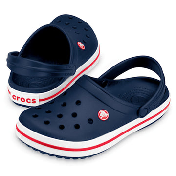 Mens Crocs Navy Crocband Clogs - Navy