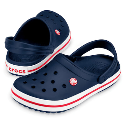Mens Crocs Navy Crocband Clogs - Navy