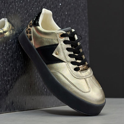 Womens Lloyd & Pryce Mali Trainers- Jungle Bling - Jungle Bling