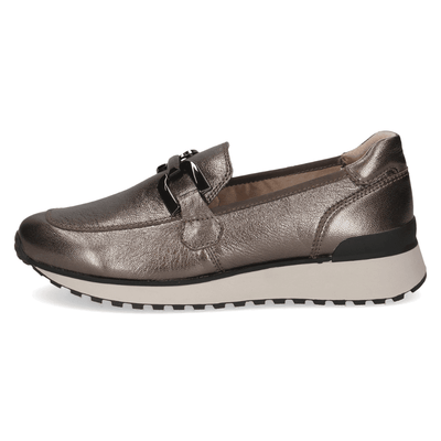 Womens Caprice 24700 Heel Sporty Loafers - Pewter