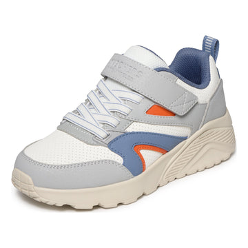 Junior Boys Skechers 403640L Uno Lite Light Grey Trainers - Light Grey