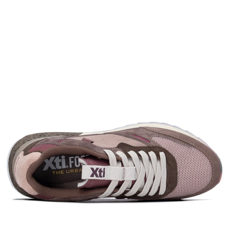 Womens Xti 146349 Taupe Trainers - Taupe
