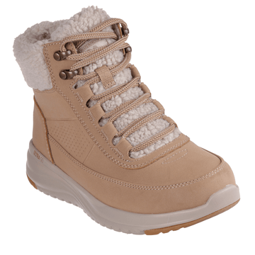 Womens Skechers On-the-GO Stellar Boots - Chestnut
