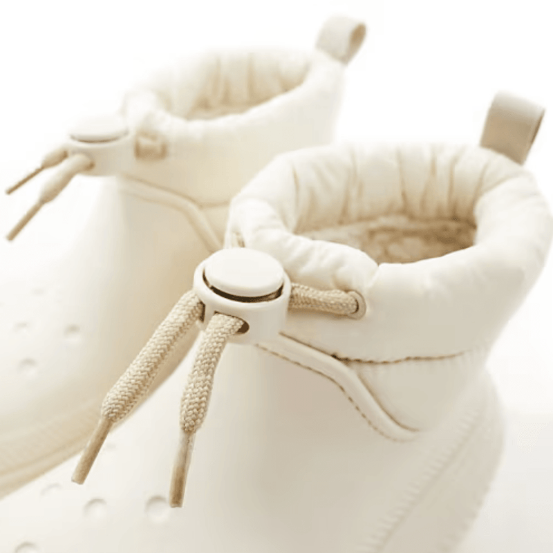 Womens Crocs Stomp Puff Boots - Stucco Natural Beige