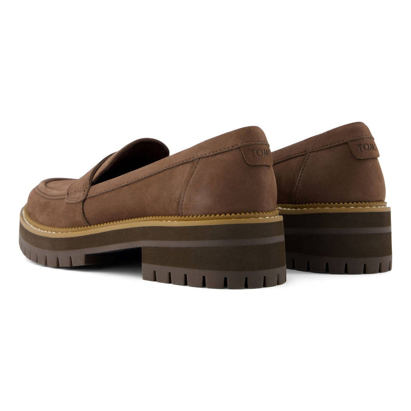 Womens Toms Cara Loafers - Oak Brown