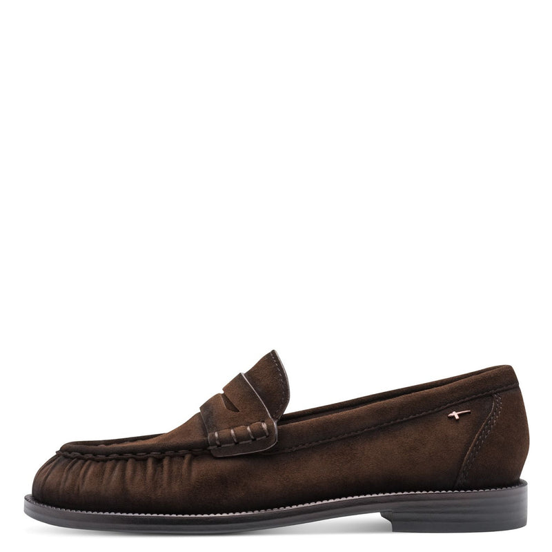 Womens Tamaris 24251 Mocca Loafers - Mocca