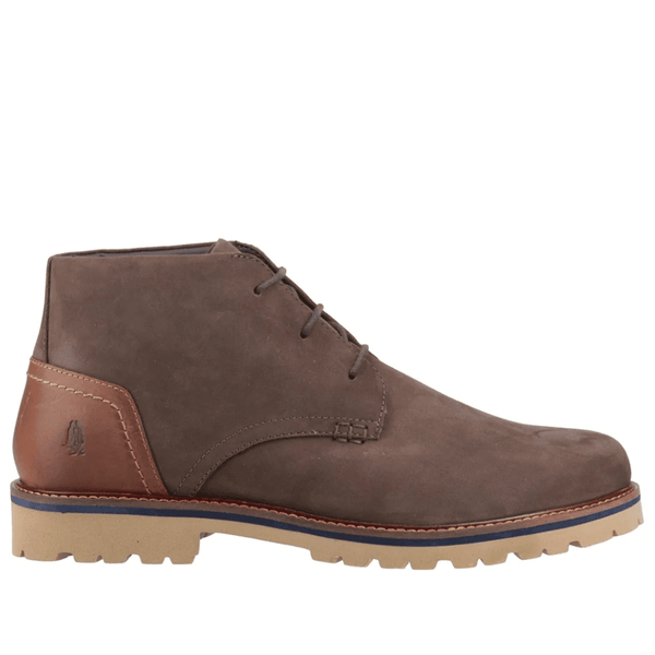Mens Hush Puppies Moore Lace Up Chukka Boots - Brown