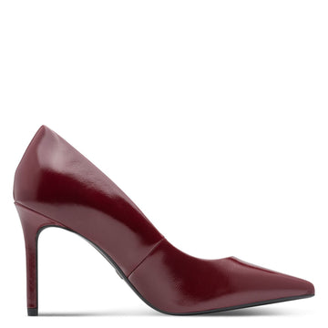 Womens Tamaris 22480 Court Shoes - Merlot