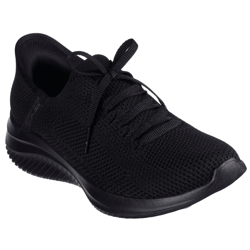 Womens Skechers Slip Ins Ultra Flex 3.0 Trainers - Black