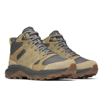 Merrell Mens Tempo Sol Mid Hiking Shoes(Waterproof) - Mountain - Green
