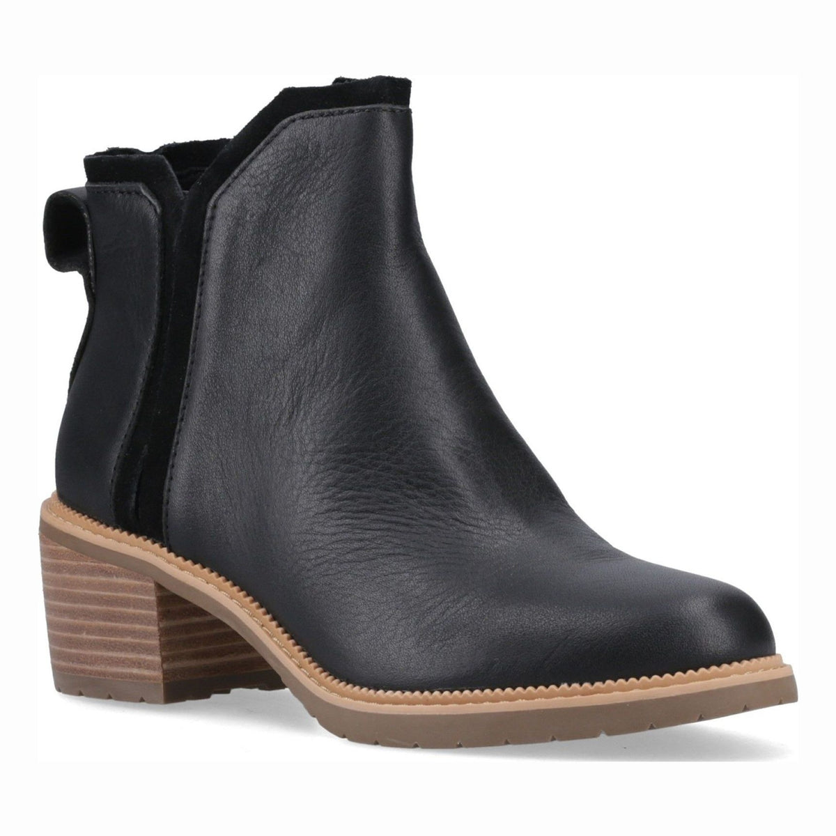 Womens Toms Hailey Black Ankle Boots
