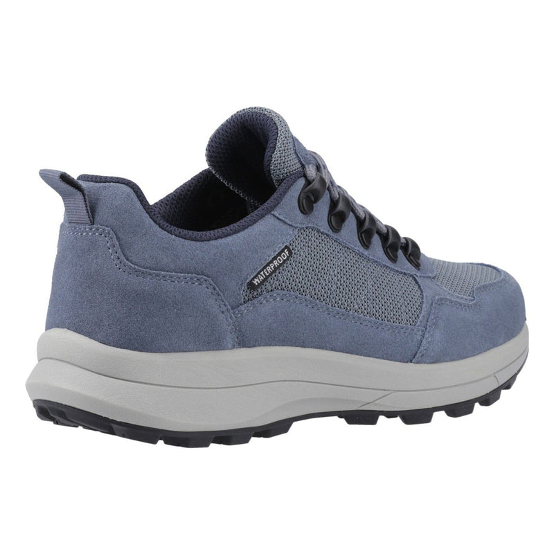 Womens Cotswold Elmfield Suede Blue Hiking Shoes - Blue