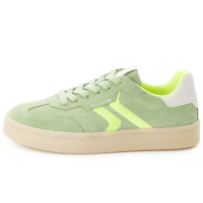 Womens Tamaris 23723 Gumsole Trainers - Sage