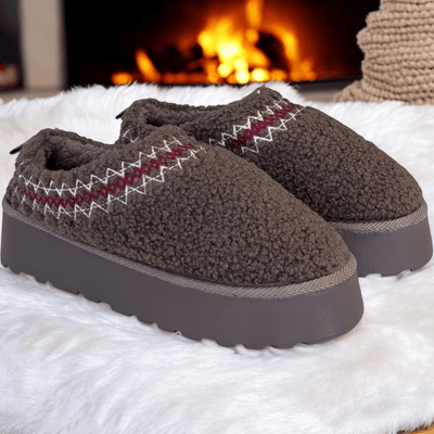Womens Heavenly Feet Cosetto Slipper - Chocolate